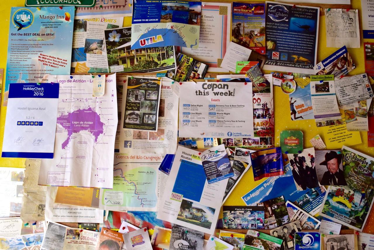 Hostel Iguana Azul Copán Buitenkant foto